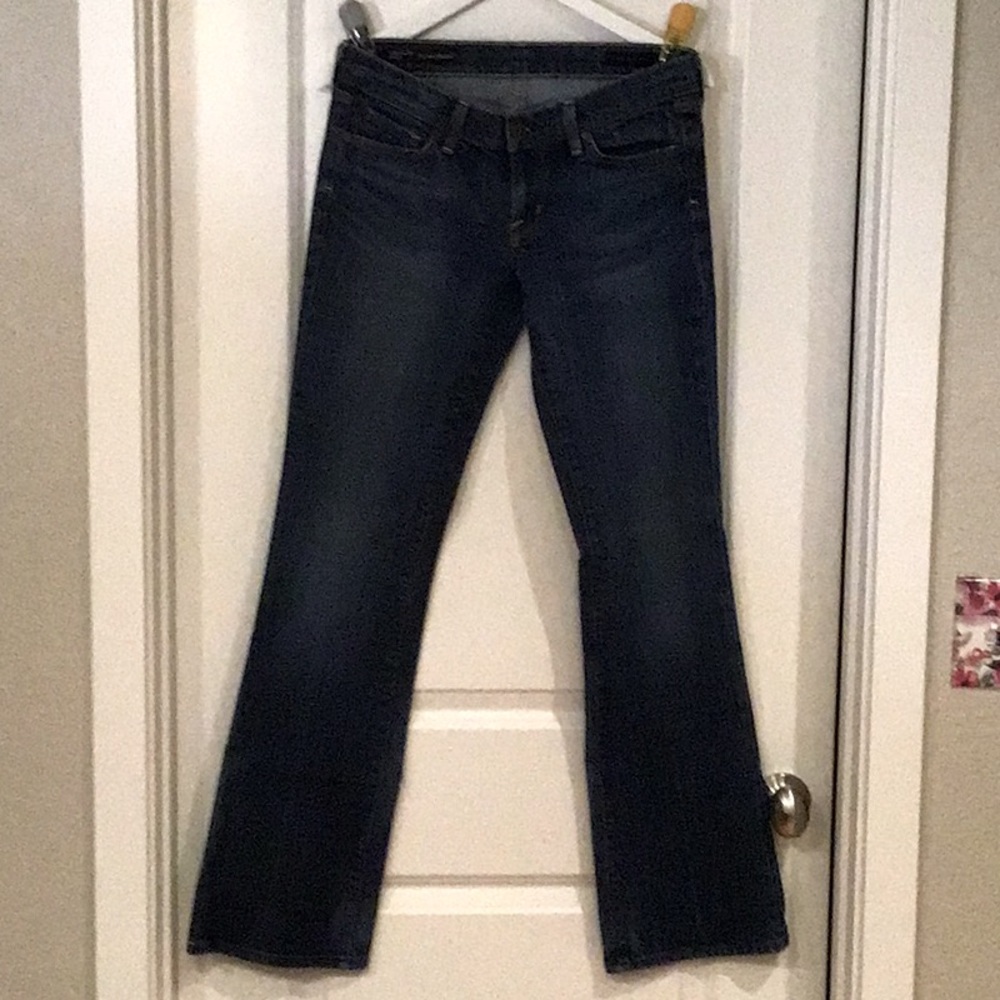 Citizens of humanity low waist bootcut jeans, size 28